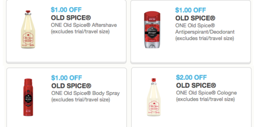 $9 in Old Spice Coupons (RESET!) = 3 Old Spice Deodorants Only 7¢ at Target
