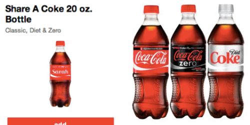 Target Cartwheel: 35% Off Coke, Diet Coke or Coke Zero 20oz Bottles