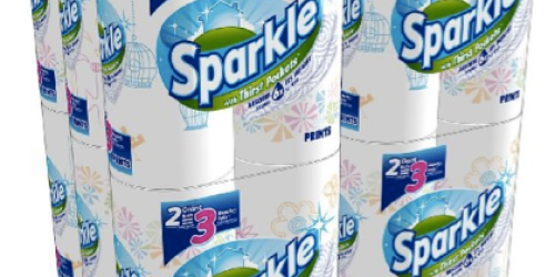 Amazon: 24 Giant Rolls of Sparkle Paper Towels Only $21.21 Shipped (Just 88¢ Per GIANT Roll!)