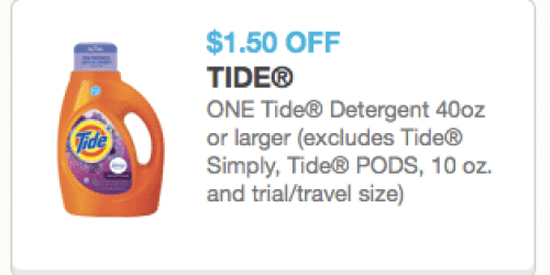 High Value $1.50/1 Tide Laundry Detergent Coupon (RESET) = *HOT* Deal at Safeway & Target