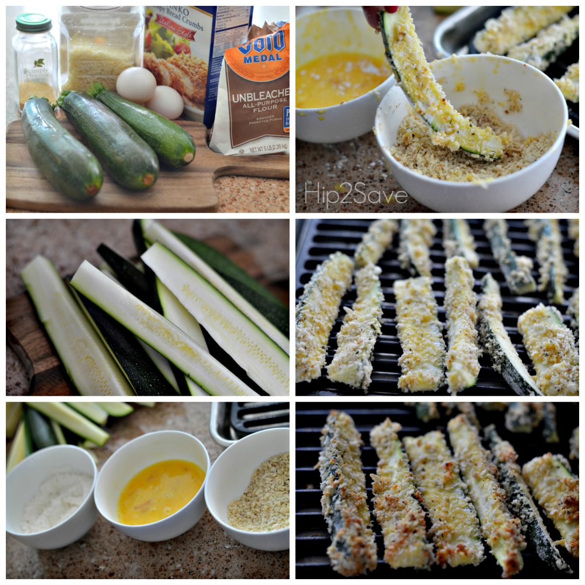 How to make baked zucchini fries hip2save