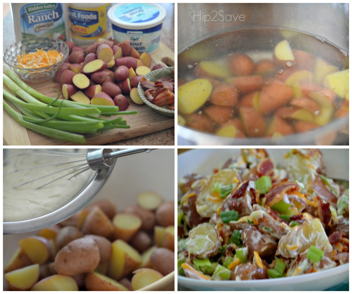 How to make loaded potato salad Hip2Save