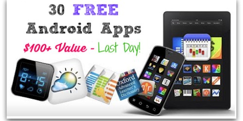 Amazon: 30 Free Android Apps ($100+ Value – Last Day)
