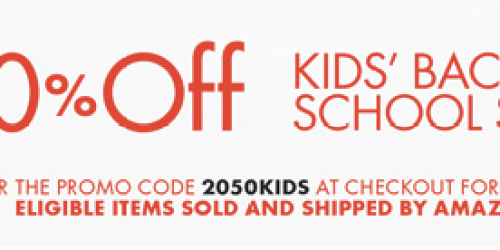 Amazon: 20% Off Kids Back-to-School Shoes on $50 Orders (Including Keds, Stride Rite & More!)