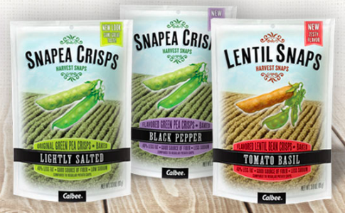 Harvest Snaps Black Pepper Snapea Crisps 3.3oz Bag