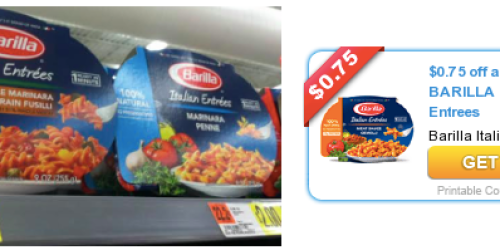 New $0.75/1 Barilla Italian Entrees Coupon