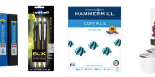 Staples: 20% Off K-Cups, 30% Off Binders, $5/$25 Uniform Purchase & More