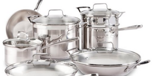 Amazon: Emeril by All-Clad Stainless Steel 12-Piece Cookware Set Only $129.97 (Regularly $299.99!)