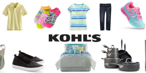 Kohl’s.com: $10/$30 Kid’s Apparel Purchase, $10/$30 Young Men’s Apparel Purchase & More