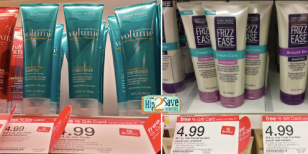 Target: Free $5 Target Gift Card w/ John Frieda Hair Care Purchase (+ Great Deals on Ponds & L’Oreal)