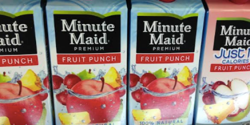New $1/4 Minute Maid Fruit Drink or Lemonade Cartons Coupon = Better Than Free at Walmart