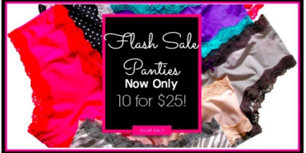 Maidenform.com: 10 for $25 Panties + $8 Bra Sale