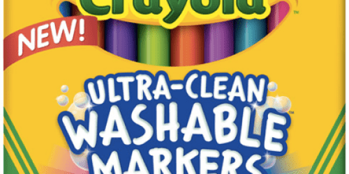 Rare $1/2 Crayola Ultra-Clean Washable Markers Coupon