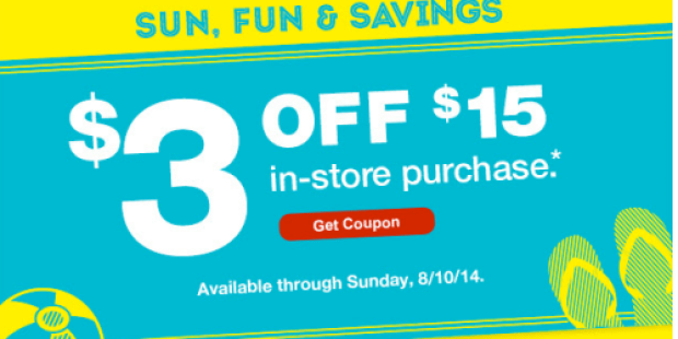 CVS: Possible $3 Off $15 Purchase OR $4 Off $15 Purchase Store Coupon (Check Your Inbox)
