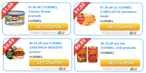 Four New Hormel Coupons= Hormel Compleats As Low As 16¢ Each at Target
