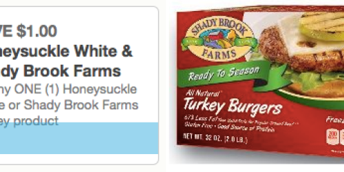 Rare $1/1 HoneySuckle White Turkey Burgers Coupon