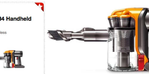 Target Cartwheel: 30% Off Dyson DC34 Handheld Vacuum Offer = Only $136.49 After Discounts
