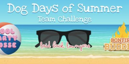 Swagbucks Dog Days of Summer Team Challenge: Earn 25-100 Bonus Swag Bucks