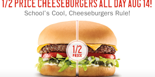 Sonic Drive-In: 1/2 Price Cheeseburgers (8/14 Only)