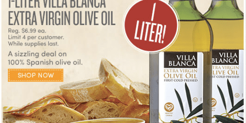 Cost Plus World Market: Extra Virgin Olive Oil 1 Liter Only $3.99 Today Only (Regularly $6.99!)