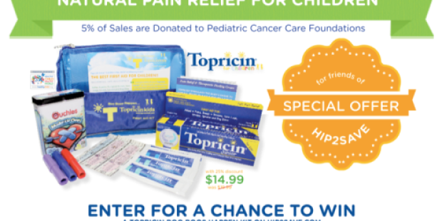 Giveaway: 15 Readers Each Win Topricin for Children The Boo Boos Happen First Aid Kit ($20 Value)