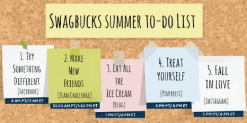 Swagbucks Save the Summer Swag Code Extravaganza: Earn Up to 25 Swag Bucks (Today Only)
