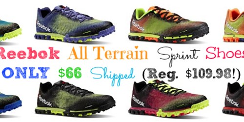 Reebok.com: All-Terrain Sprint Shoes ONLY $66 Shipped (Regularly $109.98 – Today Only!)