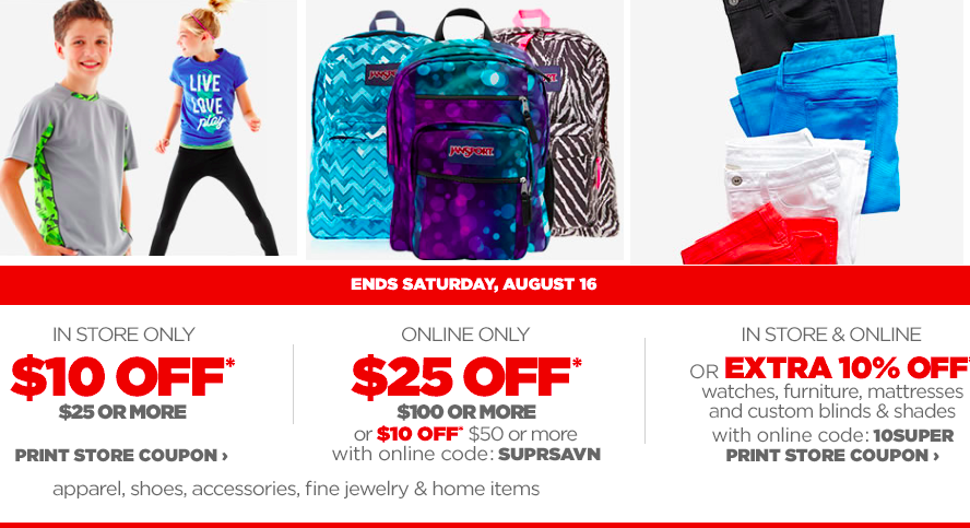 JCPenney 10 Off 25 In Store Purchase Coupon PLUS Online Coupons   Screen Shot 2014 08 13 At 9 20 31 Am 