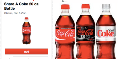 Target Cartwheel: 50% Off Coke, Diet Coke or Coke Zero 20oz Bottles – 1st 100,000 Only