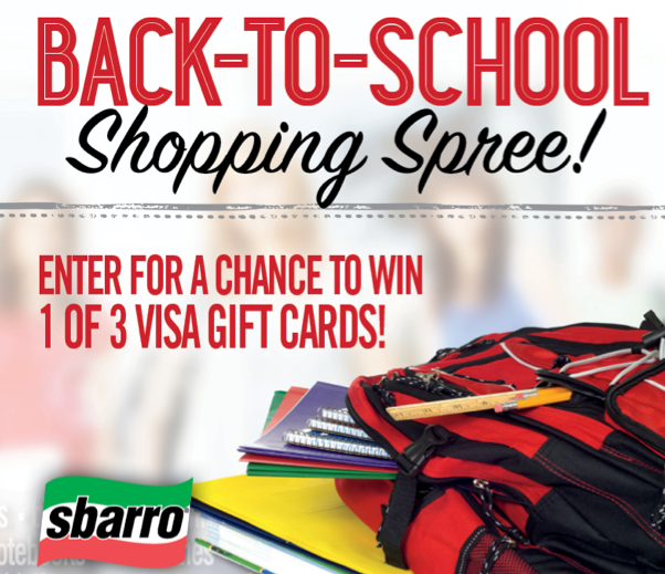 Sbarro Sweepstakes: Enter to Win $500-$1,000 Visa Gift Card (+ Buy 1 Get 1 Free Combo Meal ...
