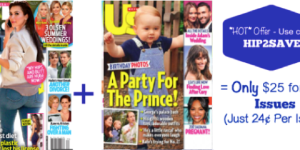 One Year Subscription to Both OK! Magazine AND US Weekly Magazines Only $25 (Last Day to Order)