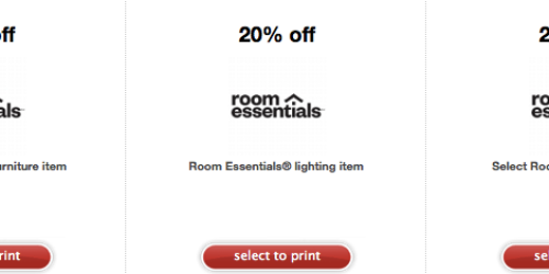 Target: 20% Off Room Essentials Home Store Coupons + Stackable 20% Off Room Essentials Cartwheel