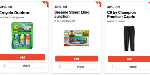 Target: 50% Off Crayola Outdoor Products & 50% Off Juicy Fruit Fruity Chews Cartwheel Offers + More