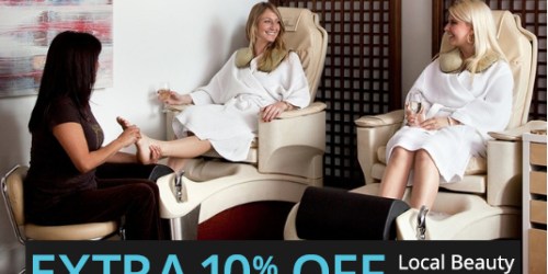 Groupon: Save an Extra 10% Off ANY One Local Beauty & Spas Deal (Today Only!)