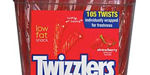 Staples.com: Strawberry Twizzlers 105ct. Tub Only $5.99 Shipped (Great for Halloween!)