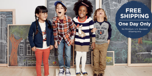 Gymboree.com: Free Shipping Today Only (+ Sign Up to Receive Emails and Get 20% off Purchase Code)