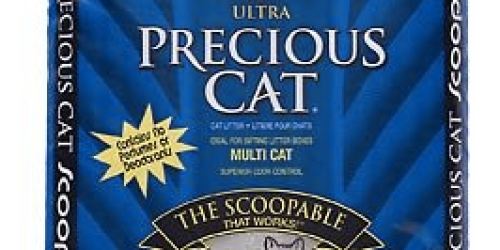 Amazon: Highly Rated Precious Cat Ultra Premium Clumping Cat Litter, 40 Pound Bag Only $13.90