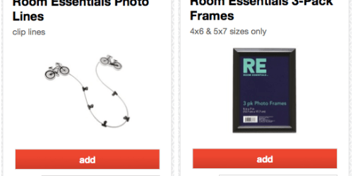 Target Cartwheel: 40% Off Room Essentials Photo Lines Today Only = Just $4.19 (Reg. $9.99) + More