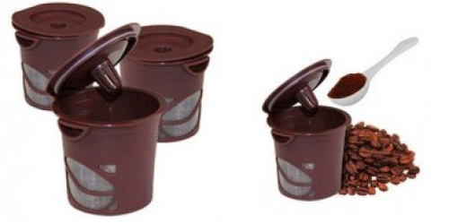 Set of 3 Single-Brew Coffee Filters + Measuring Spoon Only $5 Shipped