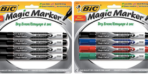 Staples.com: 4-Pack BIC Magic Marker Dry-Erase Markers Only $1 Shipped (Regularly $5.99!)