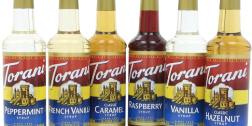 Amazon: Torani Syrup, 25.4 oz Bottles as Low as Only $3.94 Each Shipped (Awesome Price!)