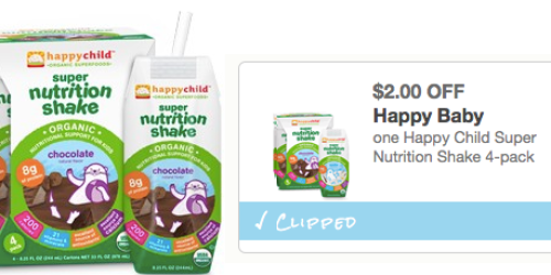 $2/1 Happy Child Super Nutrition Shake Coupon