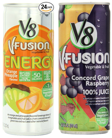 Amazon: Select Flavors 24-Pack V8 V-Fusion Energy Drinks Only $11.94 ...