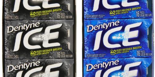 Amazon: Dentyne Ice Arctic Chill or Peppermint 16-ct Gum Packs Only 41¢ Each
