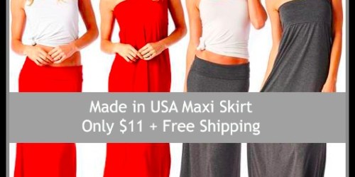 TagUnder.com: Super Soft Maxi Skirts Only $11 Shipped (Regularly $39.99!)