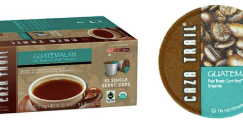 Amazon: 52 Caza Trail Single Serve K-Cups Only $15.38 Shipped (Just 30¢ Per K-Cup)