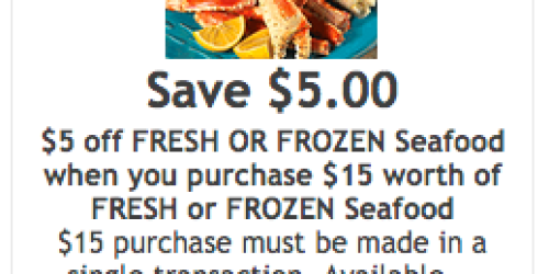 Ralphs: $5 Off $15 Seafood Purchase, $4 Off $40 Purchase + More (Facebook)