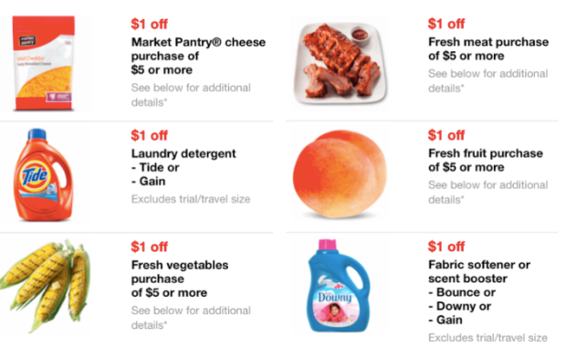 Target: New Mobile Store Coupons (Including Fresh Fruit, Vegetables, Meat + More!)