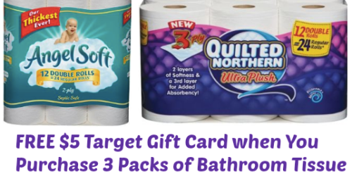 Target: *HOT* Deals on Angel Soft & Quilted Northern Toilet Paper (Starting 8/31 – Print Now!)