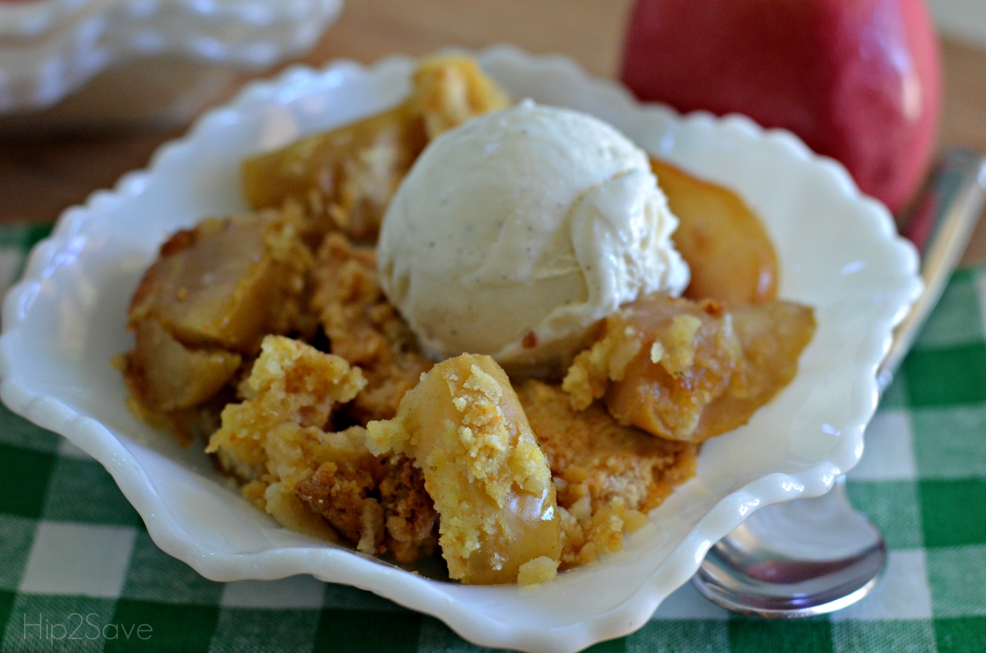 3 Ingredient Apple Dump Cake Hip2Save   Easy 3 Ingredient Apple Dump Cake Hip2save 